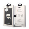 Karl Lagerfeld PU Saffiano Karl Head Case for iPhone 14 Plus / Black