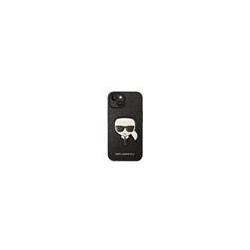 Karl Lagerfeld PU Saffiano Karl Head Case for iPhone 14 Plus / Black