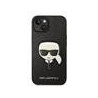 Karl Lagerfeld PU Saffiano Karl Head Case for iPhone 14 Plus / Black