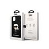 Karl Lagerfeld Liquid Silicone Ikonik NFT Case for iPhone 14 Plus / Black