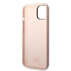 Karl Lagerfeld Liquid Silicone Ikonik NFT Case for iPhone 14 Plus / Pink