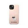 Karl Lagerfeld Liquid Silicone Choupette NFT Case for iPhone 14 Plus / Pink