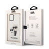 Karl Lagerfeld IML Glitter Karl and Choupette NFT Case for iPhone 12/12 Pro / transparent