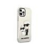 Karl Lagerfeld IML Glitter Karl and Choupette NFT Case for iPhone 12/12 Pro / transparent