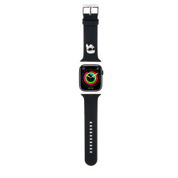 Karl Lagerfeld Karl Head NFT Watch Strap for Apple Watch 42/44/45/46/49 / black