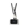 Karl Lagerfeld Universal Crossbody Strap Cord and Ikonik Pins / Black