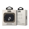 Karl Lagerfeld 3D Logo NFT Karl and Choupette Silicone Case for AirPods Pro 2 / Black