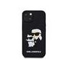 Karl Lagerfeld 3D Rubber Karl and Choupette Case for iPhone 13 / Black