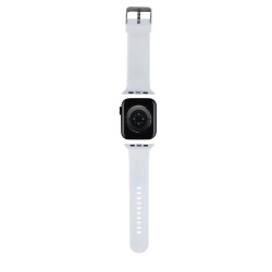 Karl Lagerfeld Karl and Choupette Head NFT Watch Strap for Apple Watch 42/44/45/46/49 / white