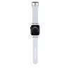 Karl Lagerfeld Karl and Choupette Head NFT Watch Strap for Apple Watch 42/44/45/46/49 / white