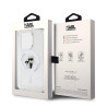 Karl Lagerfeld IML Glitter Karl and Choupette MagSafe Case for iPhone 15 Pro / Transparent