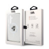 Karl Lagerfeld IML Glitter Karl and Choupette MagSafe Case for Samsung Galaxy S24 / Transparent