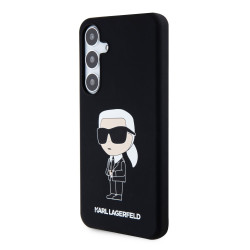 Karl Lagerfeld Liquid Silicone Ikonik NFT Case for Samsung Galaxy S24+ / black