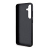 Karl Lagerfeld PU Saffiano Metal Karl and Choupette Case for Samsung Galaxy S24 / black