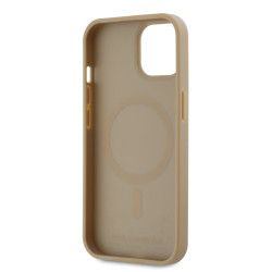 Karl Lagerfeld PU Karl Heads Pattern MagSafe Case for iPhone 15 / beige