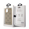 Karl Lagerfeld PU Karl Heads Pattern MagSafe Case for iPhone 15 / beige