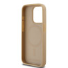 Karl Lagerfeld PU Karl Heads Pattern MagSafe Case for iPhone 15 Pro / Beige