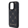 Karl Lagerfeld PU Karl Heads Pattern MagSafe Case for iPhone 15 Pro Max / Black