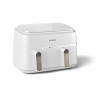 Philips 3000 series NA353/10 gruzdintuvė Dvigubas 9 L Autonominės 2750 W Karšto oro gruzdintuvė Sidabras, Balta