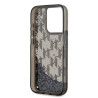 Karl Lagerfeld Liquid Glitter Monogram Gradient Case for iPhone 15 Pro Max / Black