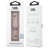 Karl Lagerfeld Karl and Choupette Head NFT Watch Strap for Apple Watch 38/40/41 / pink