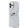 Karl Lagerfeld IML K&CH Heads Metal Frame MagSafe Case for iPhone 12/12 Pro / Transparent