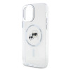 Karl Lagerfeld IML K&CH Heads Metal Frame MagSafe Case for iPhone 12/12 Pro / Transparent