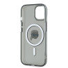 Karl Lagerfeld IML Karl Head Metal Frame MagSafe Case for iPhone 15 / Black