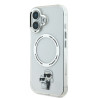 Karl Lagerfeld IML Karl and Choupette MagSafe Case for iPhone 16 / transparent