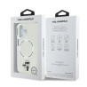 Karl Lagerfeld IML Karl and Choupette MagSafe Case for iPhone 16 / transparent