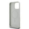 Karl Lagerfeld Liquid Silicone K&CH Heads MagSafe Case for iPhone 16 Pro / Beige