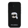 Karl Lagerfeld Liquid Silicone Karl Head MagSafe Case for iPhone 16 / Black