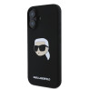 Karl Lagerfeld Liquid Silicone Karl Head MagSafe Case for iPhone 16 / Black