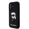 Karl Lagerfeld 3D Rubber Ikonik Case for iPhone 16 / Black