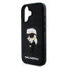 Karl Lagerfeld 3D Rubber Ikonik Case for iPhone 16 / Black
