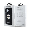 Karl Lagerfeld 3D Rubber Ikonik Case for iPhone 16 / Black