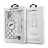 Karl Lagerfeld IML Monogram Crossbody K&CH Heads MagSafe Case for iPhone 16 / transparent