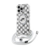 Karl Lagerfeld IML Monogram Crossbody K&CH Heads MagSafe Case for iPhone 16 Pro Max / Transparent