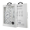 Karl Lagerfeld IML Monogram Crossbody K&CH Heads MagSafe Case for iPhone 16 Pro Max / Transparent