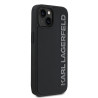 Karl Lagerfeld 3D Rubber Glitter Logo Case for iPhone 13 / Black