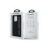 Karl Lagerfeld 3D Rubber Glitter Logo Case for iPhone 13 Pro / Black