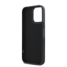 Karl Lagerfeld 3D Rubber Glitter Logo Case for iPhone 15 Pro Max / Black