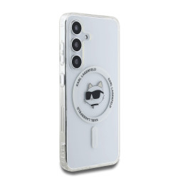Karl Lagerfeld IML Choupette Head MagSafe Case for Samsung Galaxy S25 / Transparent
