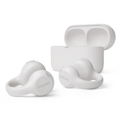 Philips 2000 series TAQ2000WT Laisvų rankų įranga True Wireless Stereo (TWS) „Ear-clip-on“, „Open-ear“ Skambučiai / muzika Bluet