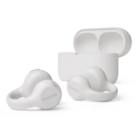Philips 2000 series TAQ2000WT Headset True Wireless Stereo (TWS) Ear-clip-on, Open-ear Calls/Music Bluetooth White