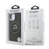 Karl Lagerfeld IML K&CH Heads Repeated Logo MagSafe Case for iPhone 15 / black