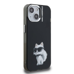 Karl Lagerfeld IML Aquarelle Choupette Case for iPhone 15 / Black