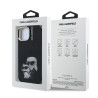 Karl Lagerfeld IML Aquarelle Karl and Choupette Case for iPhone 15 / Black