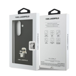 Karl Lagerfeld PU Saffiano Karl and Choupette Case for Samsung Galaxy Z Fold 7 / black