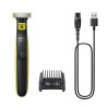 Philips Norelco OneBlade QP2724/20 skustuvas vyrams Apkarpymo mašinėlė Pilka, Gelsvai žalsva spalva
